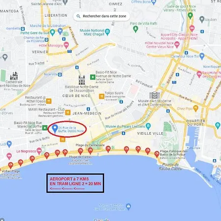 公寓 Duplex Cosy - Hyper Centre - Proche Et Promenade 尼斯